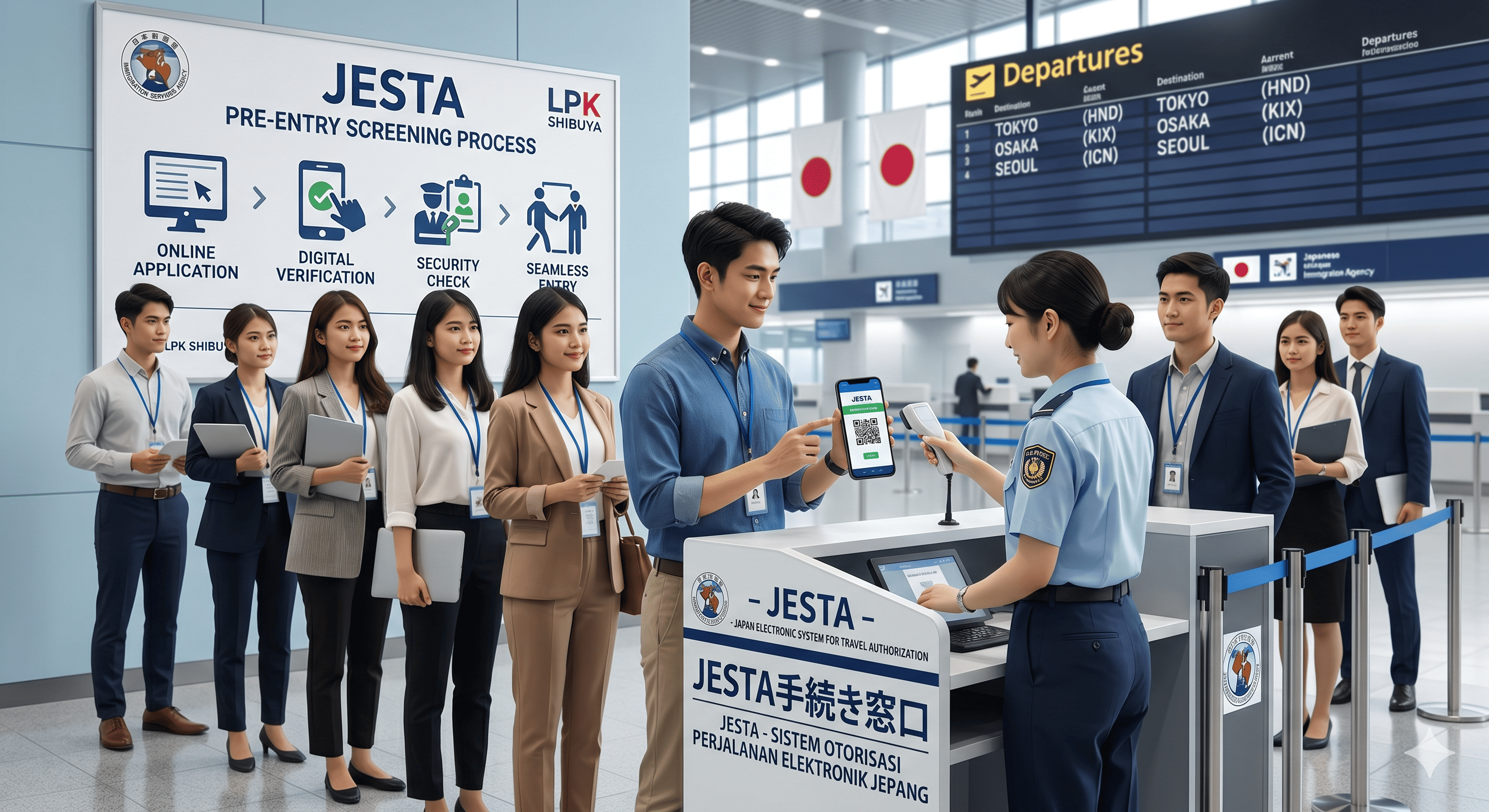 Mengenal JESTA: Sistem Otorisasi Perjalanan Elektronik Baru untuk Masuk ke Jepang