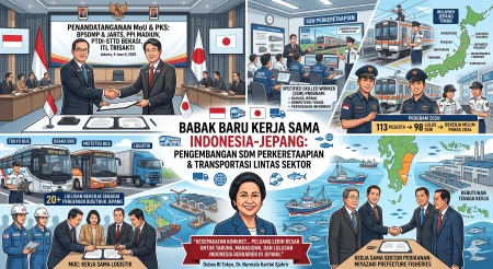 Kerja sama Indonesia dan Jepang dalam pengembangan sumber daya manusia (SDM) sektor perkeretaapian