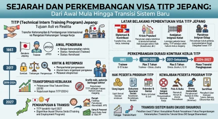 Sejarah dan Perkembangan Visa TITP Jepang: Dari Awal Mula Hingga Transisi Sistem Baru