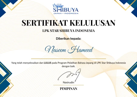 Sertifikat Kelulusan